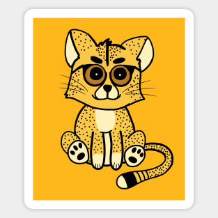 Cute Cheetah (Small Print) Magnet